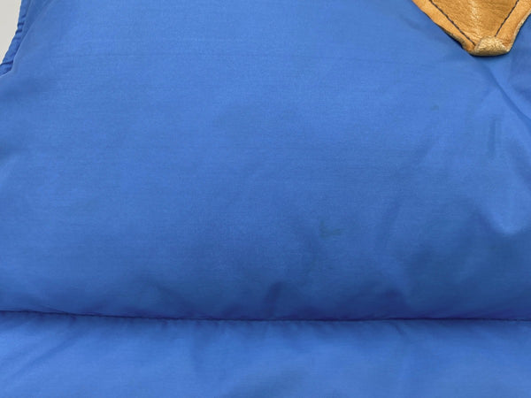 ロッキーマウンテンフェザーベッド Rocky Mountain Featherbed 70s 70年代 ダウンベスト レザーヨーク 青 45846 ベスト 無地 ブルー 104MT-1928