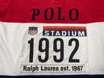 ラルフローレン RalphLauren 90s 90年代 POLO STADIUM 1992 OG Rugby Shirt ポロ スタジアム ラガーシャツ トリコ  ロンT 104MT-1616