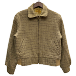 【曜日割引対象外】 ぺニーズ PENNEY’S 50's Brill Brosジップ ウールネップ ジャケット ベージュ 40サイズ 201MT-4482 VB