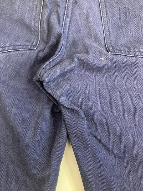 エンジニアガーメンツ ENGINEERED GARMENTS WORKADAY ベイカーパンツ ヘリンボーン ワークパンツ カーゴパンツ ネイビー SSサイズ XS 101MB-712