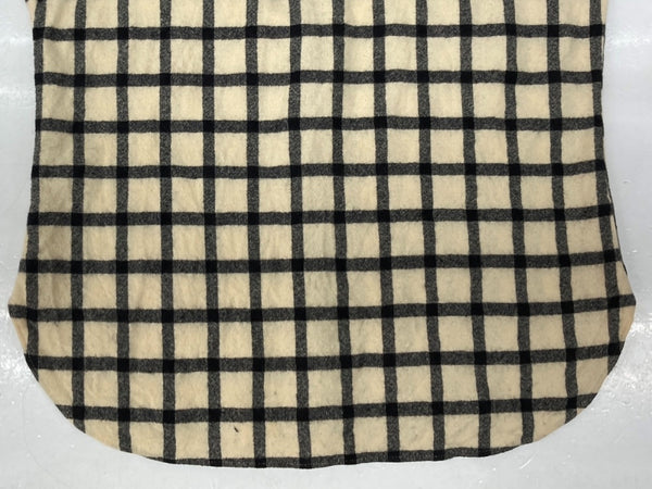 ペンドルトン PENDLETON 70s WOOL CHECK SHIRT ウール チェック シャツ ネルシャツ USA製 長袖 ボタン 薄茶 長袖シャツ チェック ベージュ Lサイズ 104MT-1540