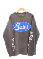 セントマイケル SAINT MICHAEL 22ss Ford Tee フォード プリント SM-S22-0000-033 ロンT ブラック LLサイズ 103MT-3235