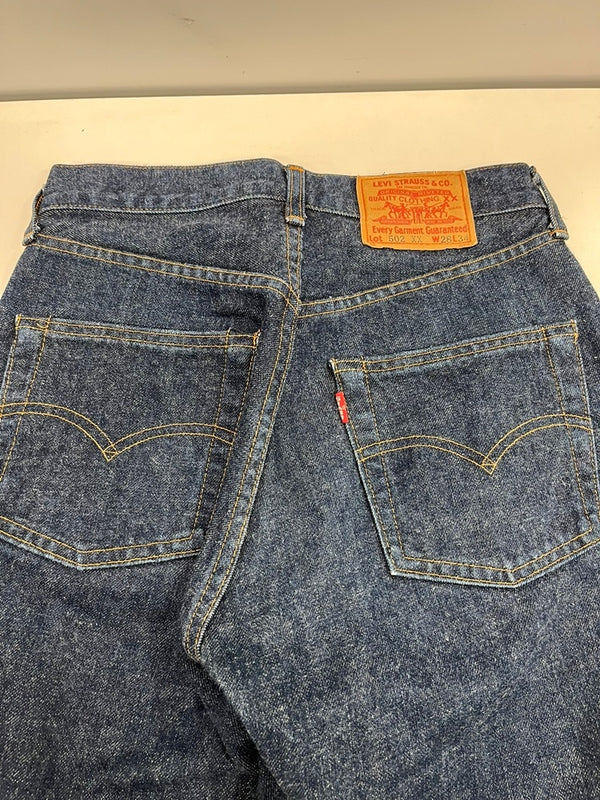 リーバイス Levi's 90s 502XX 日本製 復刻 BIGE 赤耳 ヴィンテージ インディゴ 青 デニム ブルー W28 L34 101MB-762