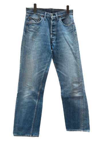 リーバイス Levi's 501 66前期 赤耳 70s 70年代 Vintage ヴィンテージ ジーンズ デニムパンツ ジーパン ボタン裏6 青 無地 デニム ブルー W31 L32 104MB-182