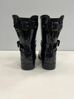 ハンター HUNTER リファインド アジャスタブル グロス ショート バックストラップ 黒 WFS2008RGL レディース靴 ブーツ その他 ブラック UK5（参考サイズ25CM） 101sh-2222