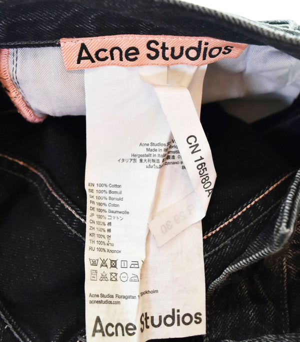 アクネストゥディオズ ACNE STUDIOS 2021M ルーズブーツカット デニムパンツ 黒 B00269- デニム ブラック 29 30 103MB-257