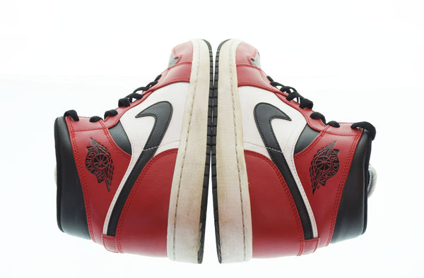ナイキ NIKE AIR JORDAN 1 MID CHICAGO BLACK TOE エアジョーダン1 ミッド シカゴ ブラック トゥ 554724-069 メンズ靴 スニーカー レッド 28.5cm 103S-1109