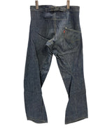 リーバイス Levi's 00's Y2K ENGINEERED JEANS LOOSE エンジニアジーンズ 立体裁断 3D シンチバック 片ポケ カーブパンツ バナナパンツ 日本製 00002-08 デニム ブルー W29 101MB-748