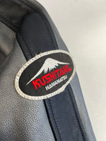クシタニ KUSHITANI RACING SPEC レーシングスペック 本革 レザージャケット 刺繍 ワッペン ロゴ バイク バイカー KU-298 ジャケット ブラック Lサイズ 101MT-5387