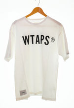 ダブルタップス WTAPS BANNER TEE ロゴ 半袖Tシャツ 白 211ATDT-CSM15 3 Tシャツ ホワイト 103MT-1076