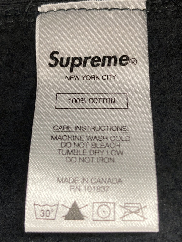 シュプリーム SUPREME 19AW Bandana Box Logo Hooded Sweatshirt バンダナ ボックス ロゴ フーデッド スウェットシャツ 黒 パーカ 刺繍 ブラック Lサイズ 104MT-649