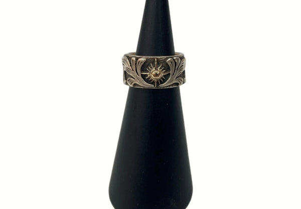 アリゾナフリーダム ARIZONA FREEDOM Silver Ring シルバー リング 太陽神 ネイティブ 2010 Xmas限定 指輪 銀 メンズジュエリー・アクセサリー 指輪・リング 総柄 シルバー 104A-9