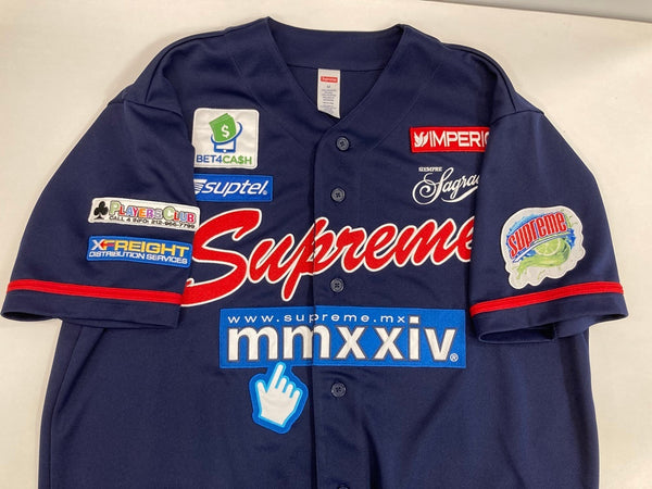 シュプリーム SUPREME Chosen One Baseball Jersey シュプリーム チョーズン ワン ベースボール ジャージ ネイビー ジャージ ネイビー Mサイズ 101MT-3402