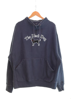 US US古着 00s BLACK DOG ハイネックスウェット 00's ブラックドッグ モックネック スウェット ネイビー LLサイズ 103MT-3426