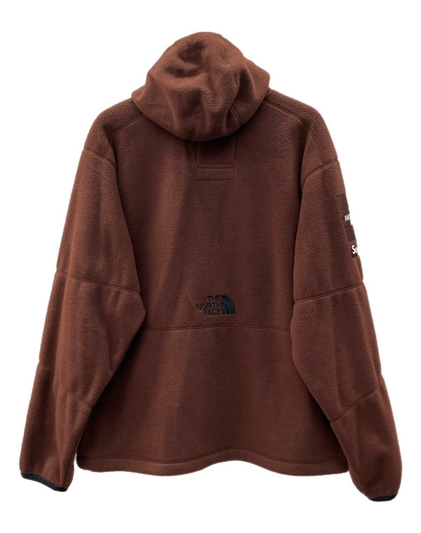 シュプリーム SUPREME 22AW × THE NORTH FACE ザ ノース フェイス Steep Tech Fleece Pullover スティープ テック フリース プルオーバー 茶 NA52208I パーカ ロゴ ブラウン Mサイズ 104MT-1411