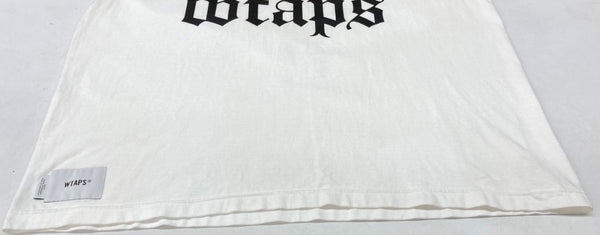 ダブルタップス WTAPS LLW LONG LIVE WTAPS TEE ロング ライブ ダブルタップス Tシャツ 白 SIZE 04 Tシャツ プリント ホワイト 104MT-1554