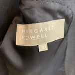 マーガレットハウエル MARGARETHOWELL テーラードジャケット 578-120104 ジャケット 無地 ブラック 2サイズ 201LT-292