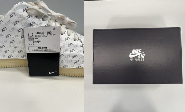 ナイキ NIKE AIR FORCE 1 07 LV8 SAIL-PALE IVORY ナイキ エアフォース 1 07 LV8  セイル-ペール アイボリー DJ4630-100 メンズ靴 スニーカー ホワイト 26cm 101sh-2132