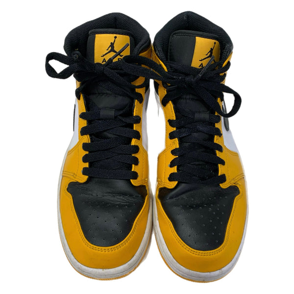 ナイキ NIKE エアジョーダン1 ミッド Air Jordan 1 Mid 554724-701  メンズ靴 スニーカー イエロー 26.5cmサイズ 201-shoes1552