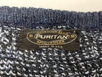 ヴィンテージ vintage PURITAN mohair knit モヘア ダイヤ ピューリタン セーター ブルー Lサイズ 101MT-3245