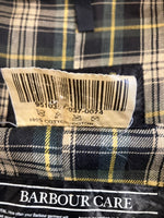 バブアー Barbour 90's 90年代 3ワラント TRENCH COAT トレンチコート ワックス コットン オイルドジャケット ロングコート VINTAGE ヴィンテージ A600 102cm コート カーキ 101MT-5455