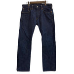 【曜日割引対象外】 ダブルアールエル RRL LOW STRAIGHT ONCE WASHED JEAN USA製 セルビッチ R144RB03 デニム ブルー 29×30サイズ 201MB-926 VB