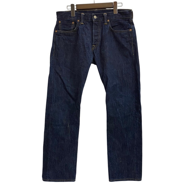 【曜日割引対象外】 ダブルアールエル RRL LOW STRAIGHT ONCE WASHED JEAN USA製 セルビッチ R144RB03 デニム ブルー 29×30サイズ 201MB-926 VB