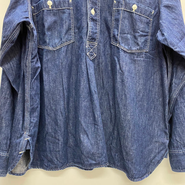 【曜日割引対象外】 カーハート Carhartt ハートタグ 復刻 デニム 610 長袖シャツ ブルー Mサイズ 201MT-4122 VB