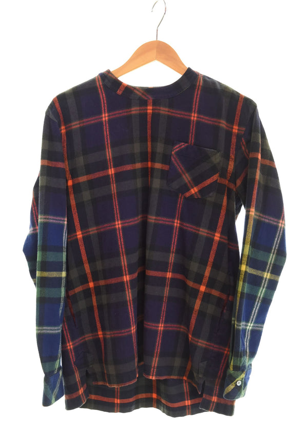 サカイ Sacai FLANNEL PLAID PULLOVER チェック ネルシャツ カットソー 17-01413M 1 トップスその他 マルチカラー 103MT-2186