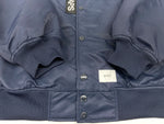 ダブルタップス WTAPS 22AW TEAM JACKET NYLON.T WILL. UT813 チーム ナイロン ツイル ブルゾン 中わた NAVY 紺 222TQDT-JKM01 SIZE03 ジャケット 刺繍 ネイビー 104MT-751