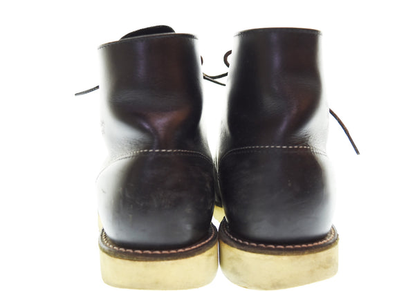 レッドウィング RED WING CLASSIC ROUND クラシック ラウンド ワーク ブーツ 8165 メンズ靴 ブーツ ワーク ブラック USA7 25cm 103S-1303