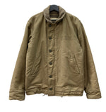 バズリクソンズ BUZZ RICKSON'S N-1 デッキジャケット NAVY DEPARTMENT Military ミリタリー U.S.NAVY ステンシル M品番  M13530 ジャケット ワンポイント ブラウン Lサイズ 104MT-2181