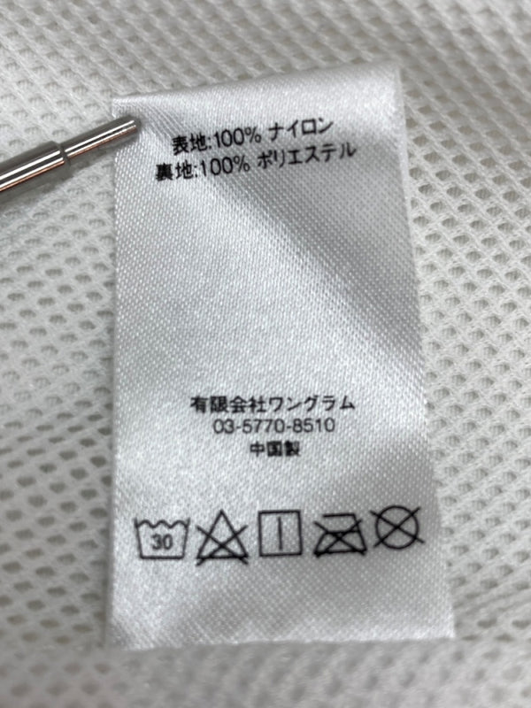 シュプリーム SUPREME 17AW Arc Track Jacket アーチ ロゴ トラック ジャケット ジップアップ ナイロン ジャケット 白 ジャケット ロゴ ホワイト Mサイズ 104MT-2319