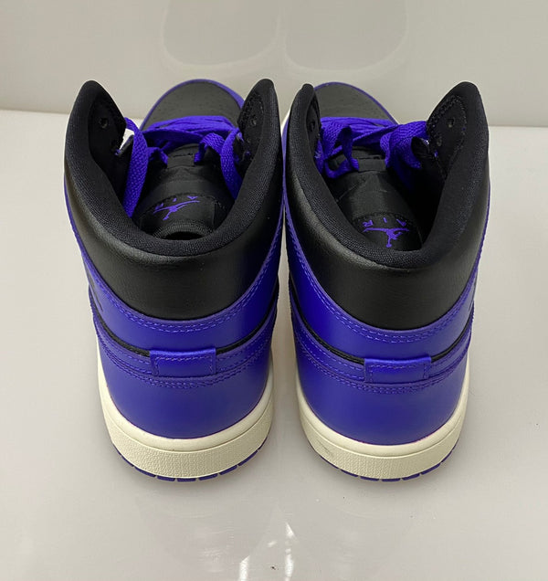 ナイキ NIKE ウィメンズ エアジョーダン1 ミッド "パープル アンド ブラック" WMNS Air Jordan 1 Mid "Purple and Black" BQ6472-051 メンズ靴 スニーカー ロゴ パープル 28.5cm 201-shoes793