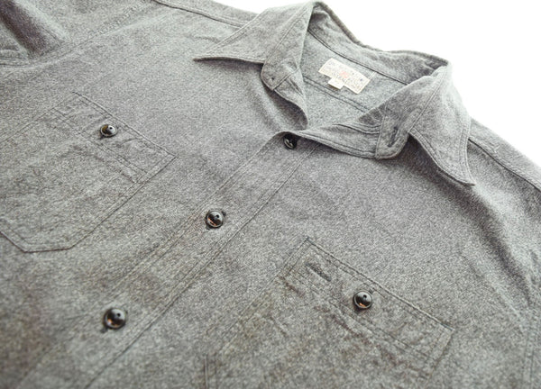 バズリクソンズ BUZZ RICKSON'S COTTON COVERT WORK SHIRTコットンコバート ワークシャツサイズ16-16 1/2 黒 	BR26082 長袖シャツ ブラック 103MT-2792