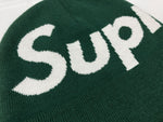 シュプリーム SUPREME BIG LOGO BEANIE ビッグ ロゴ ビーニー ニット帽 帽子 緑 帽子 メンズ帽子 ニット帽 ロゴ グリーン フリーサイズ 104H-55