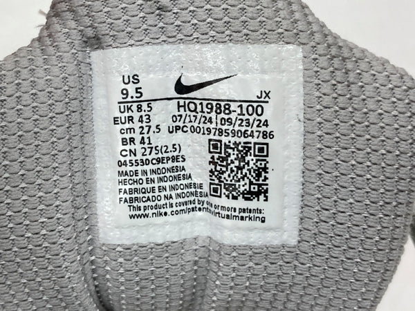 ナイキ NIKE 24年製 SHOX R4 METALLIC SILVER ショックス メタリック シルバー ローカット シューズ 白 青 銀 HQ1988-100 メンズ靴 スニーカー ホワイト 27.5cm 104S-839