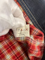 ヒステリックグラマー HYSTERIC GLAMOUR ショート丈 短丈 ワークジャケット KINKY JEANS 青 インディゴ シャツジャケット 裏地チェック ブランケット 2AB-2790 ジャケット ブルー フリーサイズ 101LT-180