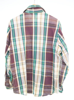 ビッグマック BIG MAC  80s ヘビーネルシャツ チェックシャツ 長袖シャツ マルチカラー Mサイズ 103MT-3529