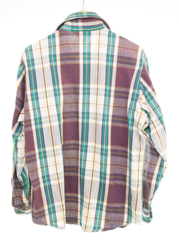 ビッグマック BIG MAC  80s ヘビーネルシャツ チェックシャツ 長袖シャツ マルチカラー Mサイズ 103MT-3529