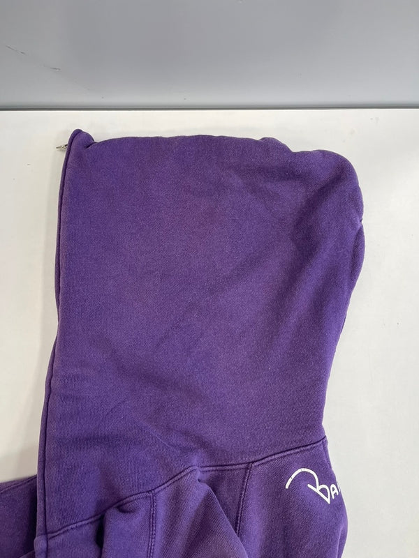 ア ベイシング エイプ A BATHING APE BAPE × Kaws Baby Milo Bendy Giraffe Zip Ups ベイプ カウズ マイロ ジラフプリント キリンプリント フーディ パーカー 紫  パーカ パープル Sサイズ 101MT-5262