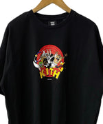 キス KITH 20SS x Looney Tunes That's All Folks Tee クルーネック Tシャツ プリント Tシャツ ブラック XLサイズ 201MT-2683