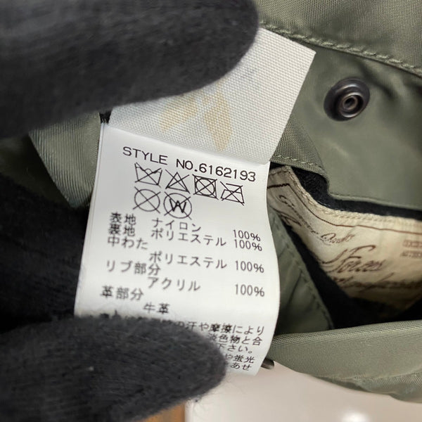 【曜日割引対象外】 アヴィレックス AVIREX MA-1 TOPGUN CUSTOM フライト 6162193 ジャケット カーキ Lサイズ 201MT-4516 VB