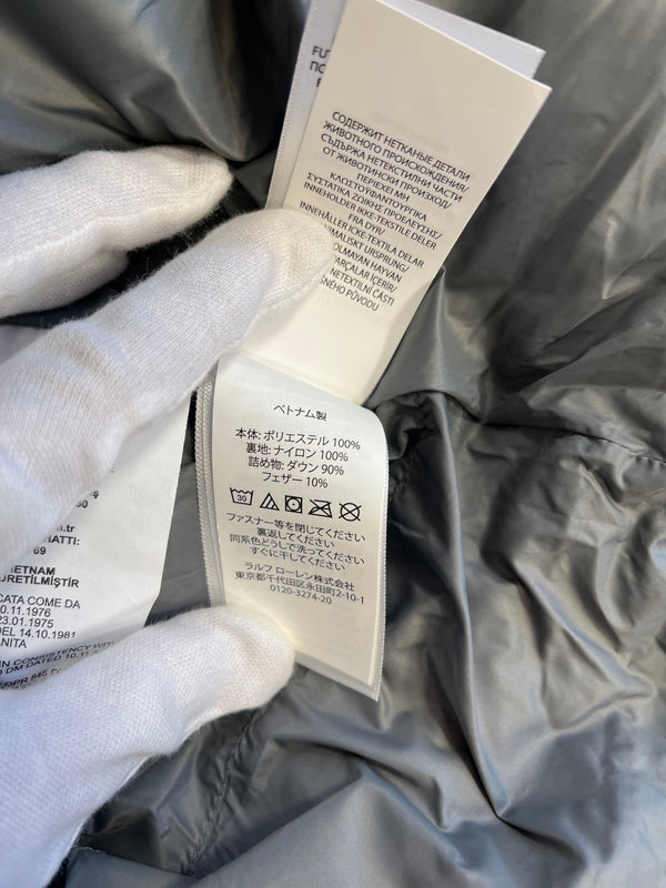 ラルフローレン RalphLauren POLO ポロ ダウンベスト ベスト グレー Sサイズ 101LT-250