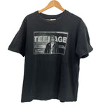 バンド band 00's M&O KURT COBAIN NIRVANA TEENAGE THE END OF MUSIC ©2002 ニルヴァーナ カートコバーン vintage ヴィンテージ Tシャツ ブラック Lサイズ 101MT-3690