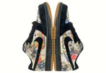 ナイキ NIKE 23年製 × SUPREME × RAMMELLZEE シュプリーム ラメルジー SB DUNK LOW ダンク ロー 黒 FD8778-001 メンズ靴 スニーカー ブラック 27.5cm 104-shoes584