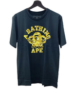 アベイシングエイプ A BATHING APE BAPEMANIA GOLD CARD CAMO TEE ベイプ マニア ゴールドカード カモ 半袖 Tシャツ 黒 Tシャツ ロゴ ブラック Mサイズ 104MT-1456