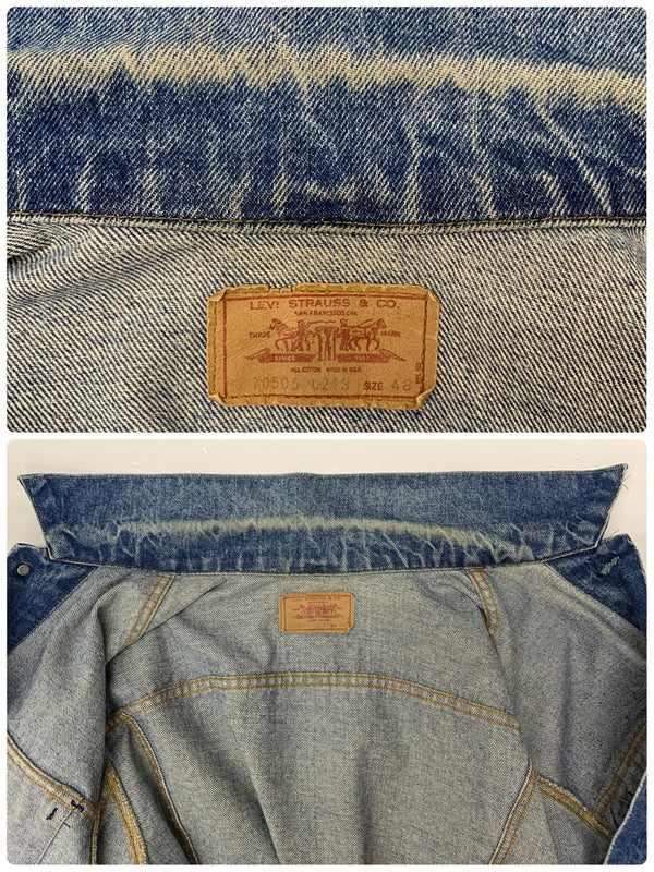 【曜日割引対象外】 リーバイス Levi's 90's 71507XX 94年製 2nd復刻モデル ビッグE デニム ジャケット 40サイズ 201MT-3255 VB