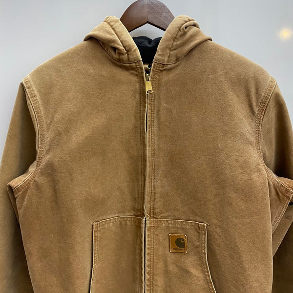 【曜日割引対象外】 カーハート Carhartt 00's アクティブジャケット パーカー ダック ジャケット ベージュ 201MT-4468 VB