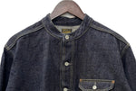 【曜日割引対象外】 べラフォンテ BELAFONTE PULLOVER BAND COLLAR DENIM SHIRTS  ジャケット ネイビー XLサイズ 201MT-2815 VB